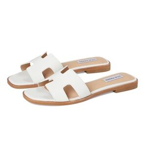 ♡ Steve Madden Women's Hadyn Slide Sandals - White ♡